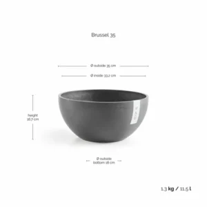 Ecopots γλάστρα μπόλ Brussels - Image 4