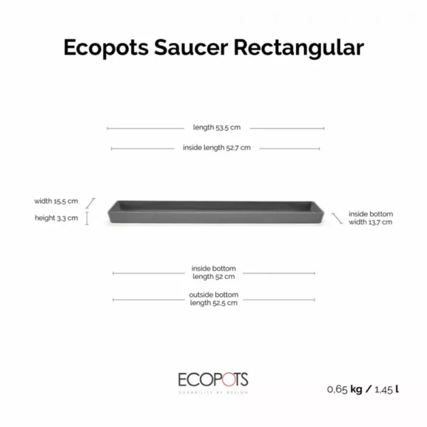 Ecopots Πιάτο ορθογώνιο - Image 9